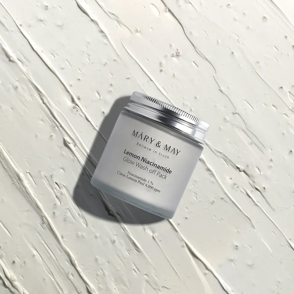 Mary&May Vegan Lemon Niacinamide Glow Wash off Pack1