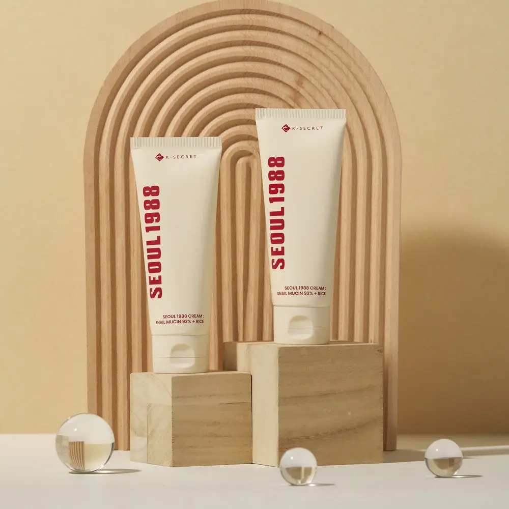 SEOUL 1988 Cream : Snail Mucin 93% + Rice1