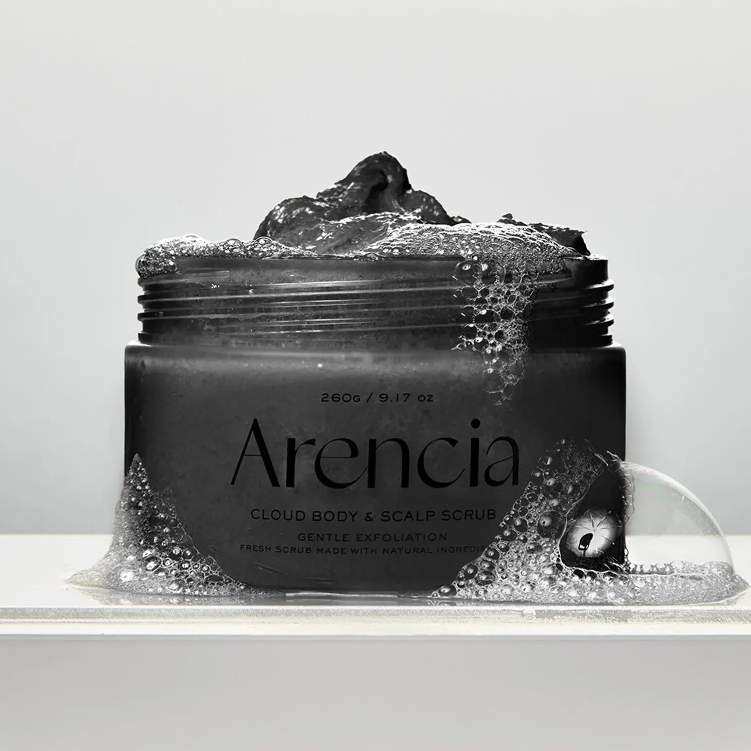 ARENCIA FRESH CLOUD SCRUB BLACK TEA & YUZU 2