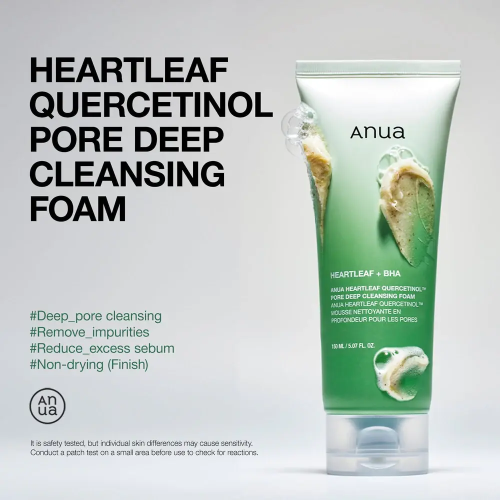 Heartleaf Quercetinol Pore Deep Cleansing Foam4